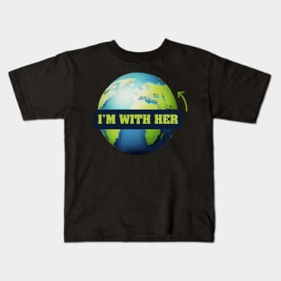 Earth day earth mother Kids T-Shirt